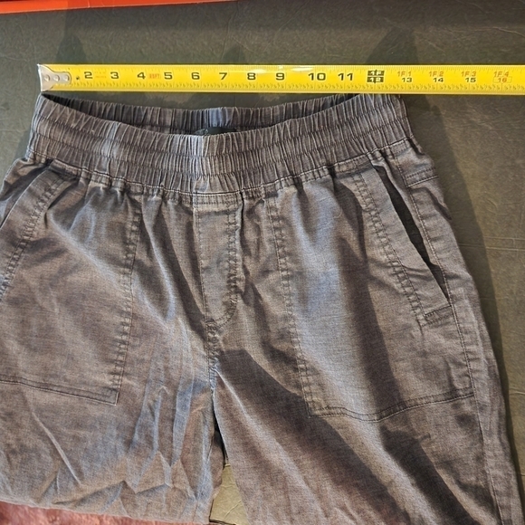 Prana Black Gray Drawstring Pants Size S - Picture 7 of 9